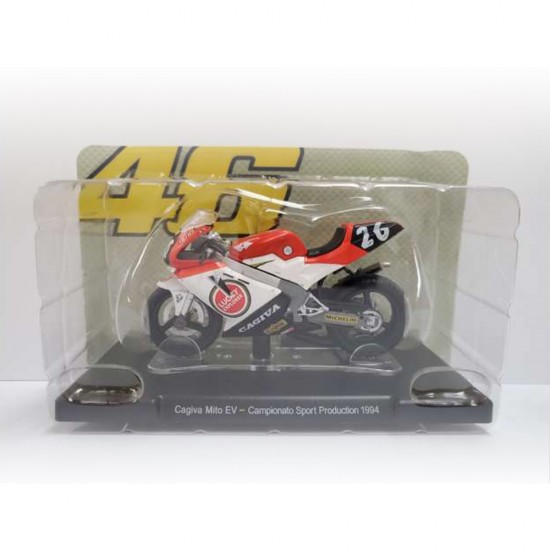 Machetă moto Magazine Models [1:18] - Cagiva 1994 Mito Sport Production Valentino Rossi 46 Collection